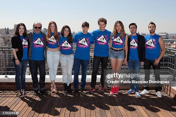 Beatriz Ros, Manuel Tallafe, Ana Polvorosa, Claudia Traisac, Adrian Lastra, Daniel Diges, Andrea Guasch, Canco Rodriguez and David Carrillo attend...