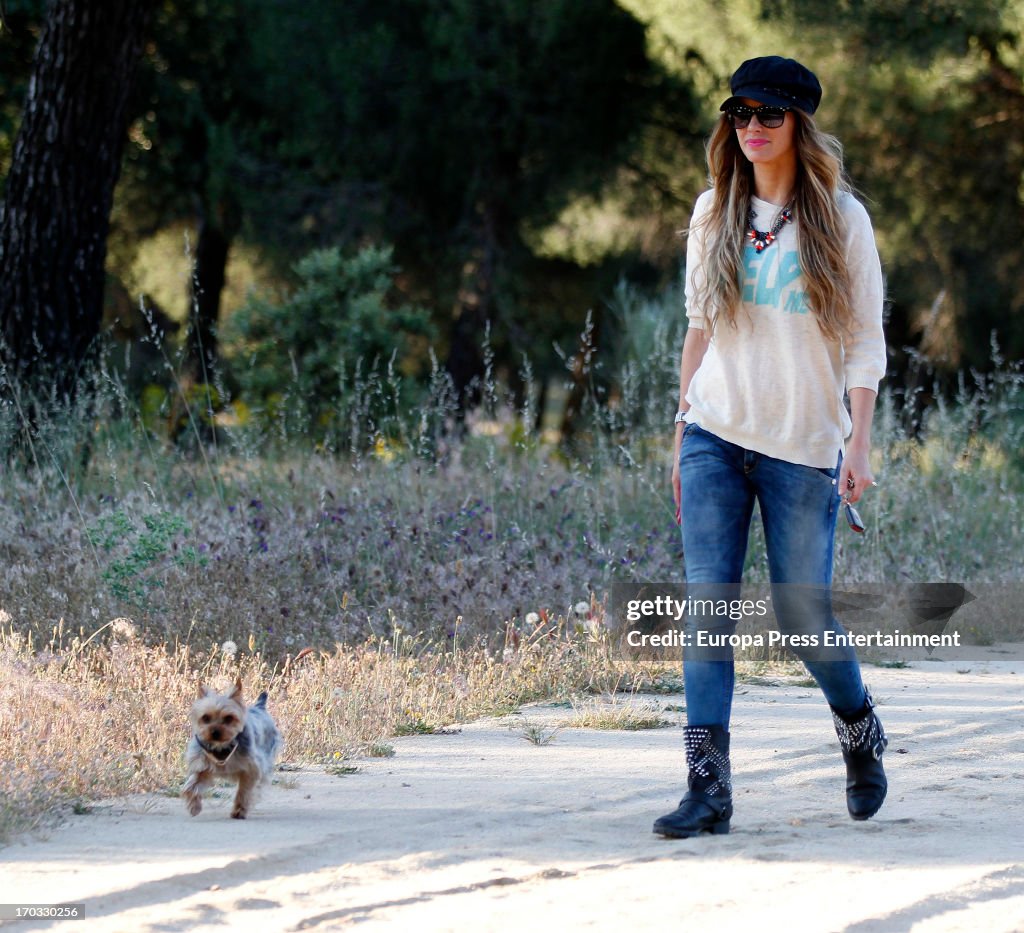 Vanessa Romero Sighting In Madrid - June 10, 2013