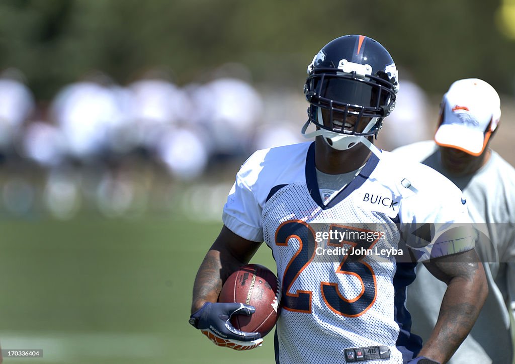 Denver Broncos mini camp at Dove Valley