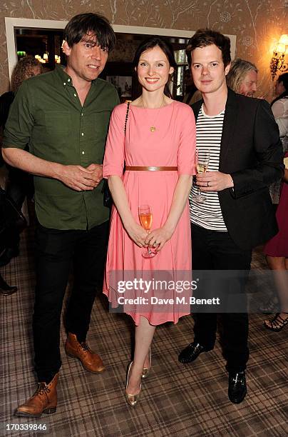 Alex James, Sophie Ellis-Bextor and Richard Jones attend a private dinner previewing the new 'Alex James Presents' Blue Monday cheese at The Cadogan...