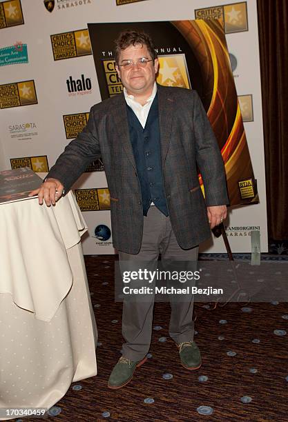 Patton Oswalt attends Critics' Choice Television Awards VIP Lounge on June 10, 2013 in Los Angeles, California.