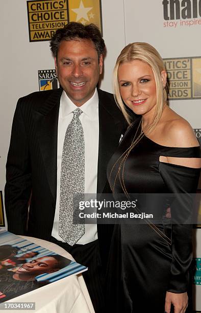 Stephen of Thalo and Carrie Keagan attend Critics' Choice Television Awards VIP Lounge on June 10, 2013 in Los Angeles, California.