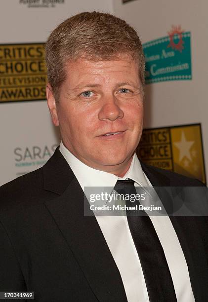 Michael Cudlitz attends Critics' Choice Television Awards VIP Lounge on June 10, 2013 in Los Angeles, California.