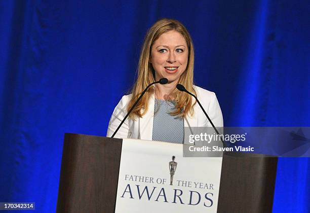 Chelsea Clinton attends 72nd Annual Father Of The Year Awards at Grand Hyatt New York on June 11, 2013 in New York City.