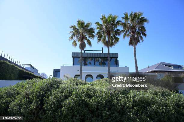House on the waterfront in the suburb of Brighton in Melbourne, Australia, on Monday, Oct. 2, 2023. Australian home prices stayed strong in...