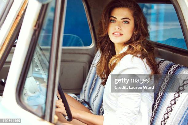 French model/actress Alyson Le Borges is photographed for Flavor on June 1, 2013 in Los Angeles, California. PUBLISHED IMAGE.