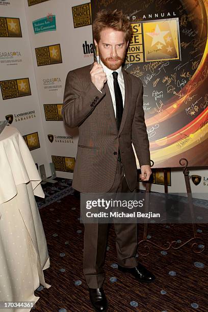 Seth Green attends Critics' Choice Television Awards VIP Lounge on June 10, 2013 in Los Angeles, California.