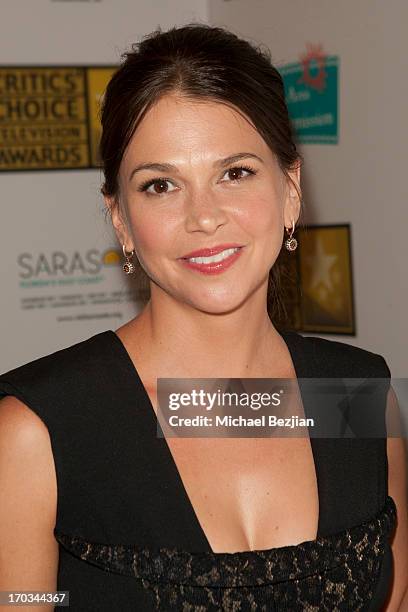 Sutton Foster attends Critics' Choice Television Awards VIP Lounge on June 10, 2013 in Los Angeles, California.