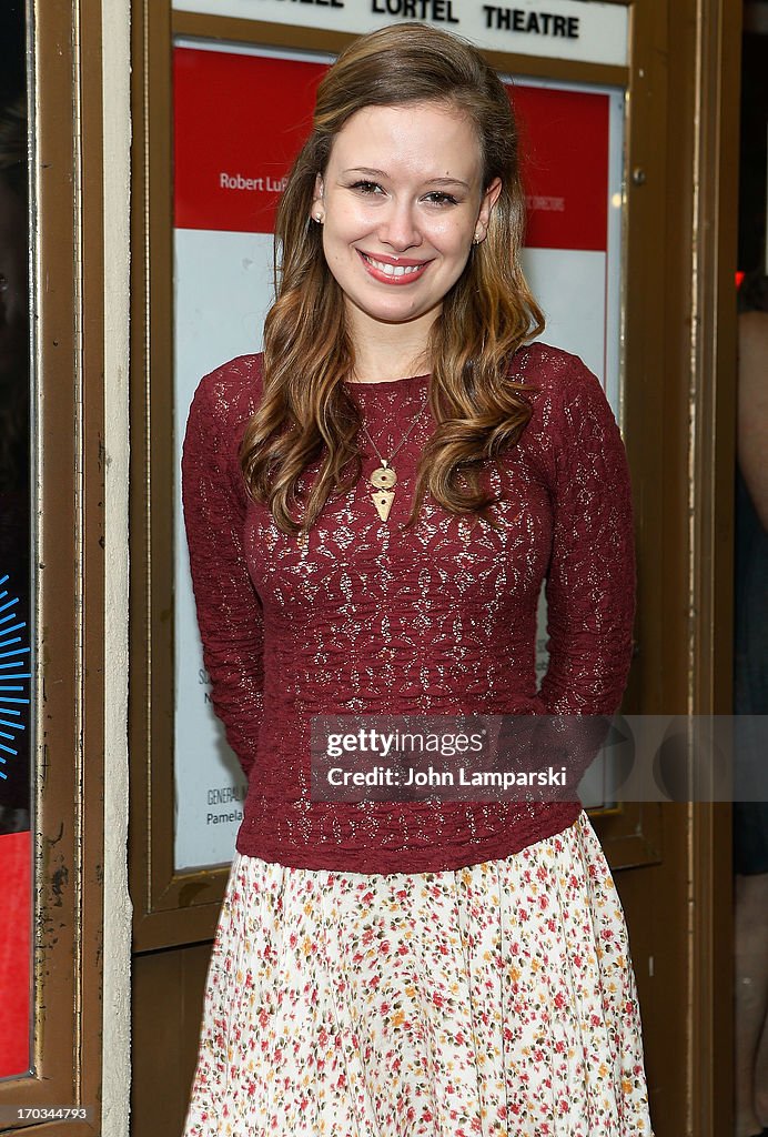 "Reasons To Be Happy" Broadway Opening Night - Arrivals & Curtain Call