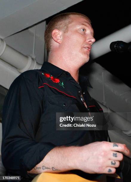 Josh Homme of Queens of the Stone Age performs at Rough Trade East on June 11, 2013 in London, England.