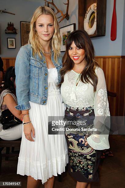 Co-President of Baby2Baby Kelly Sawyer Patricof and Tv Personality Kourtney Kardashian attend the Paper Denim & Cloth and Baby2Baby Luncheon at Son...