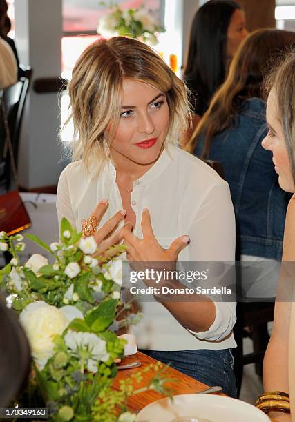 Actress Julianne Hough attends the Paper Denim & Cloth and Baby2Baby Luncheon at Son Of A Gun on June 11, 2013 in Los Angeles, California.