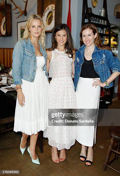 Baby2Baby Co-Chairs Kelly Sawyer Patricof, Norah Weinstein and Domaine Co-Founder Katherine Power attend the Paper Denim & Cloth and Baby2Baby...