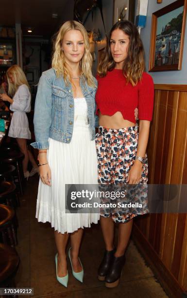 Co-President of Baby2Baby Kelly Sawyer Patricof and Designer Minnie Mortimer attend the Paper Denim & Cloth and Baby2Baby Luncheon at Son Of A Gun on...