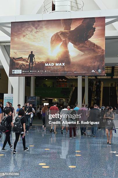 General view of the atmosphere at the E3 Gaming and Technology Conference at the Los Angeles Convention Center on June 11, 2013 in Los Angeles,...