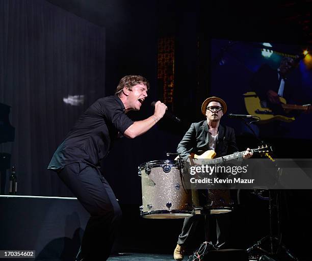 Rob Thomas and Matchbox 20 perform during the Samsung's Annual Hope for Children Gala at CiprianiÕs in Wall Street on June 11, 2013 in New York City.