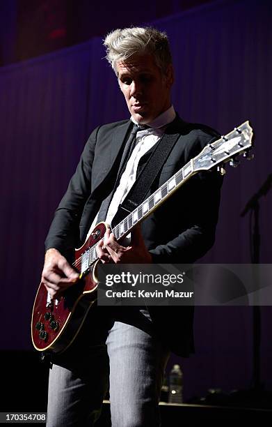 Matchbox 20 performs on stage during the Samsung's Annual Hope for Children Gala at CiprianiÕs in Wall Street on June 11, 2013 in New York City.