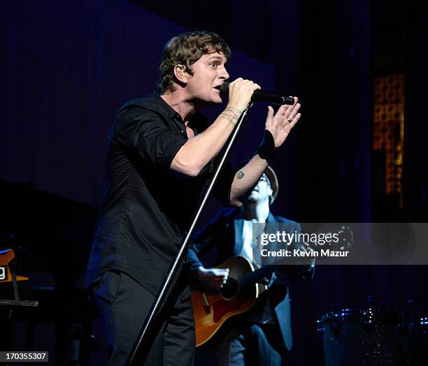 Rob Thomas performs during the Samsung's Annual Hope for Children Gala at CiprianiÕs in Wall Street on June 11, 2013 in New York City.