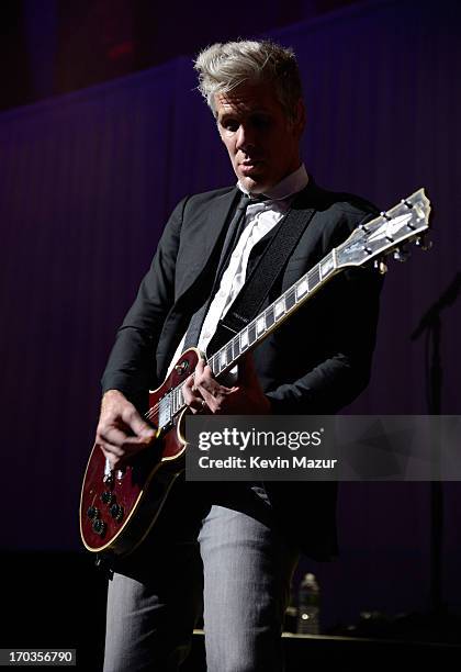 Matchbox 20 performs on stage during the Samsung's Annual Hope for Children Gala at CiprianiÕs in Wall Street on June 11, 2013 in New York City.