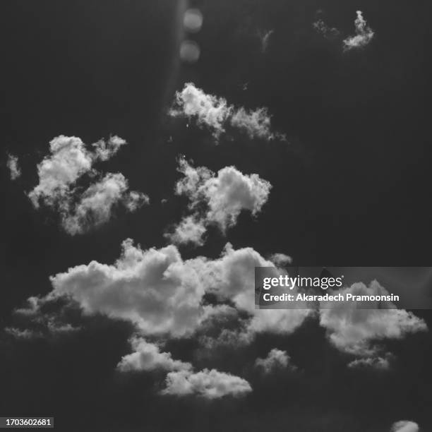 white-black clouds 5 - black white stock pictures, royalty-free photos & images