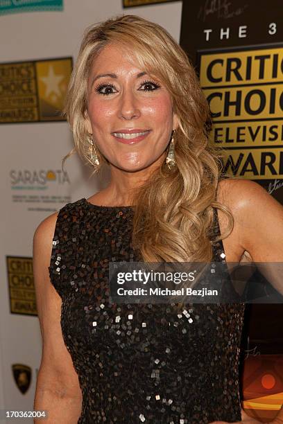 Lori Greiner attends Critics' Choice Television Awards VIP Lounge on June 10, 2013 in Los Angeles, California.