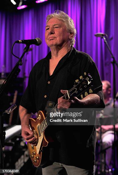 Guitarist Mick Ralphs performs during An Evening With Bad Company at The GRAMMY Museum on June 11, 2013 in Los Angeles, California.