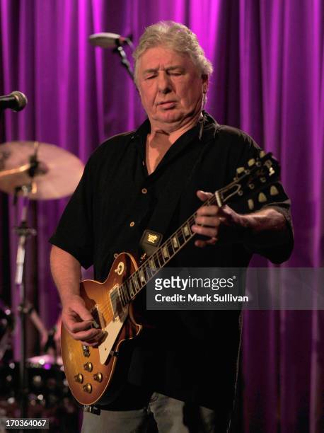 Guitarist Mick Ralphs performs during An Evening With Bad Company at The GRAMMY Museum on June 11, 2013 in Los Angeles, California.