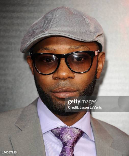 Actor Nelsan Ellis attends the season 6 premiere of HBO's "True Blood" at ArcLight Cinemas Cinerama Dome on June 11, 2013 in Hollywood, California.