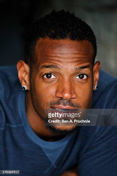 Actor Marlon Wayans meets fans ahead of the release of his new film 'A Haunted House' at London Dungeon on June 12, 2013 in London, England.