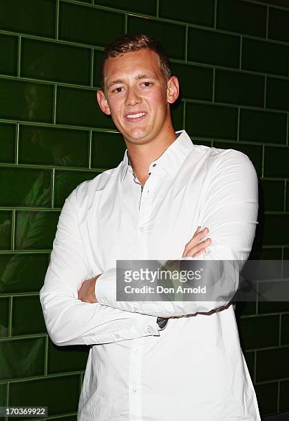 Trent Maxwell poses during the CLEO Bachelor of the Year Awards at the Beresford Hotel on June 12, 2013 in Sydney, Australia.