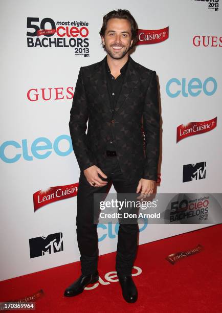 Darren McMullen arrives at the CLEO Bachelor of the Year Awards at the Beresford Hotel on June 12, 2013 in Sydney, Australia.