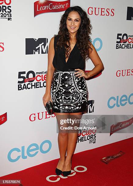 Zoe Marshall arrives at the CLEO Bachelor of the Year Awards at the Beresford Hotel on June 12, 2013 in Sydney, Australia.