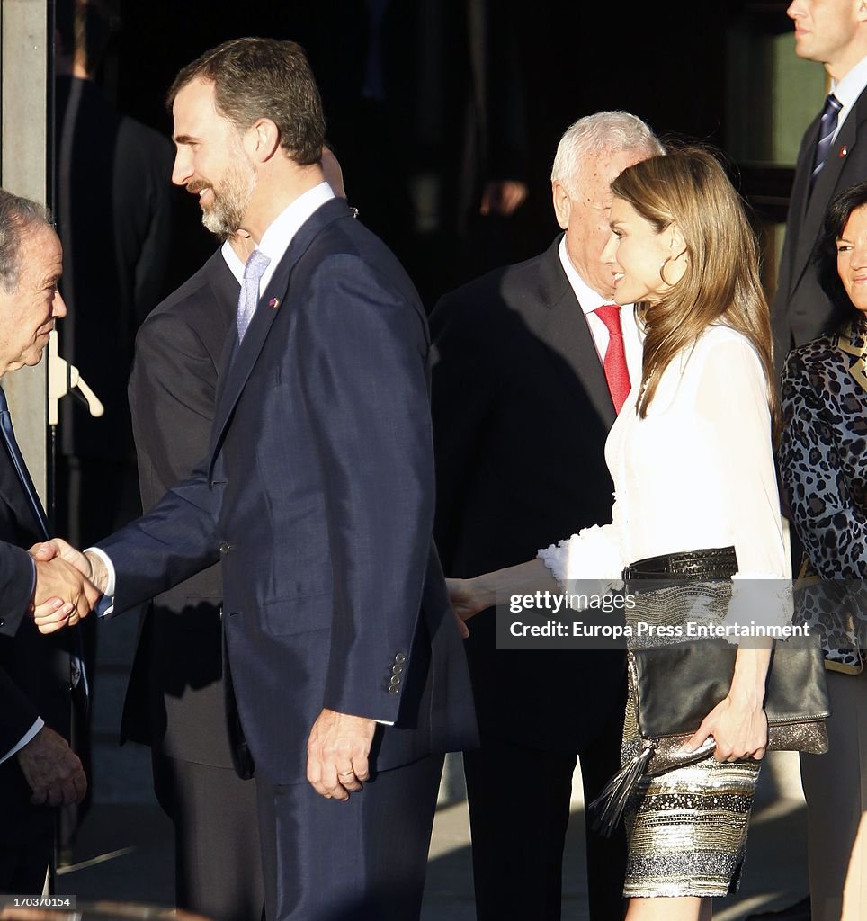 Prince Felipe of Spain and Japanese Crown Prince Naruhito Attend a Concert