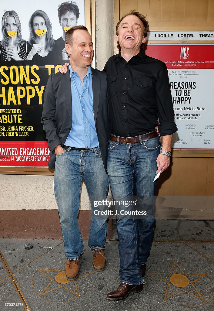 "Reasons To Be Happy" Broadway Opening Night - Arrivals And Curtain Call