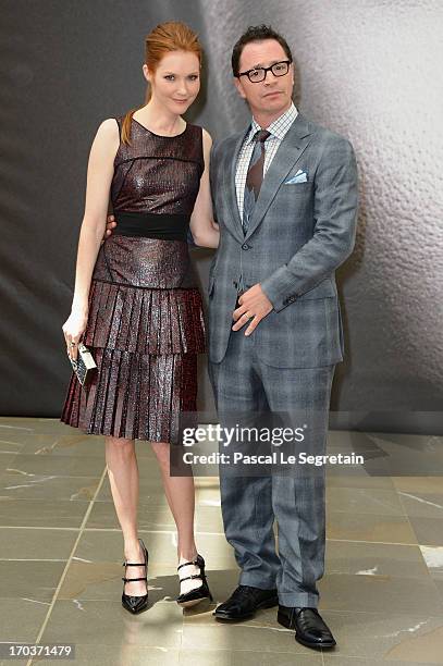 Darby Stanchfield and Joshua Malina pose at a photocall during the 53rd Monte Carlo TV Festival on June 12, 2013 in Monte-Carlo, Monaco.