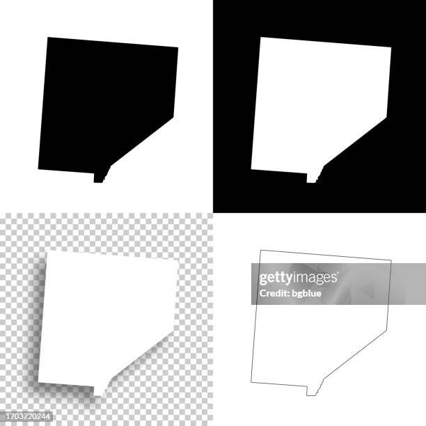 clinton county, ohio. maps for design. blank, white and black backgrounds - wilmington ohio stock illustrations