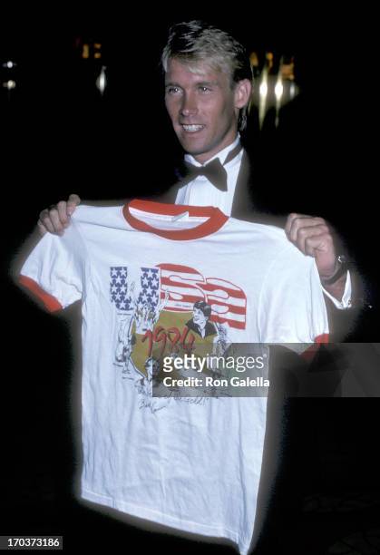 Athlete Bart Conner attends the 21st Annual Jerry Lewis MDA Labor Day Telethon on September 1, 1986 at Caesars Palace in Las Vegas, Nevada.
