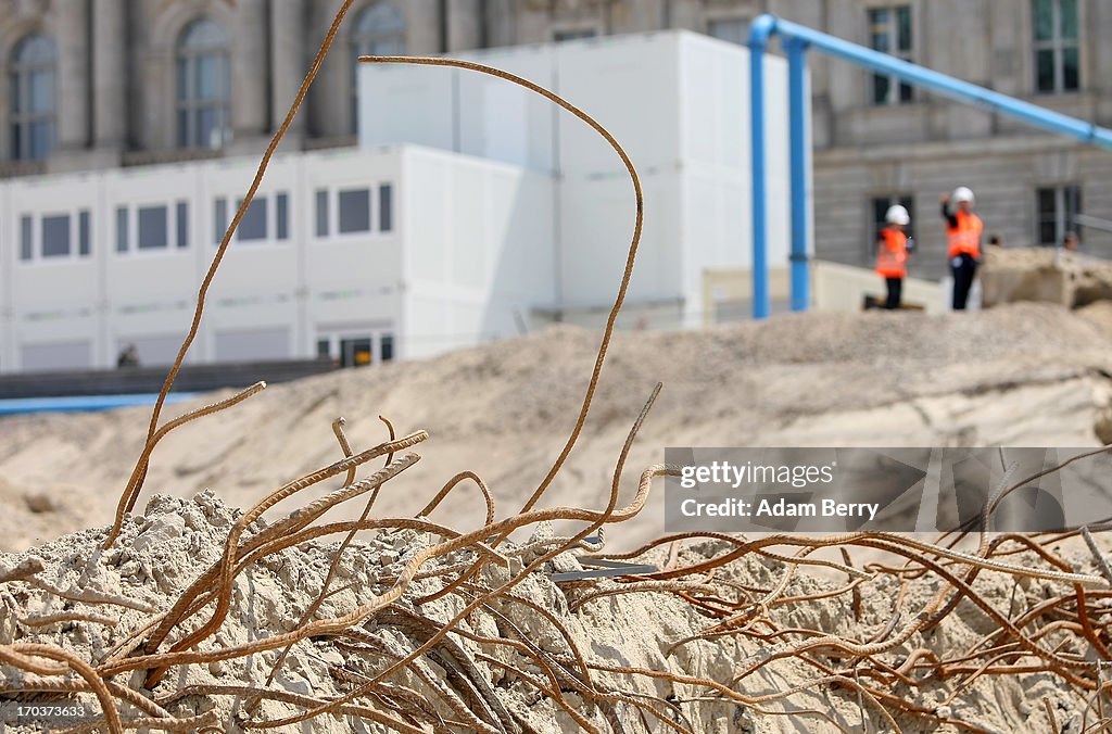 Foundation Stone Ceremony For New Berliner Schloss