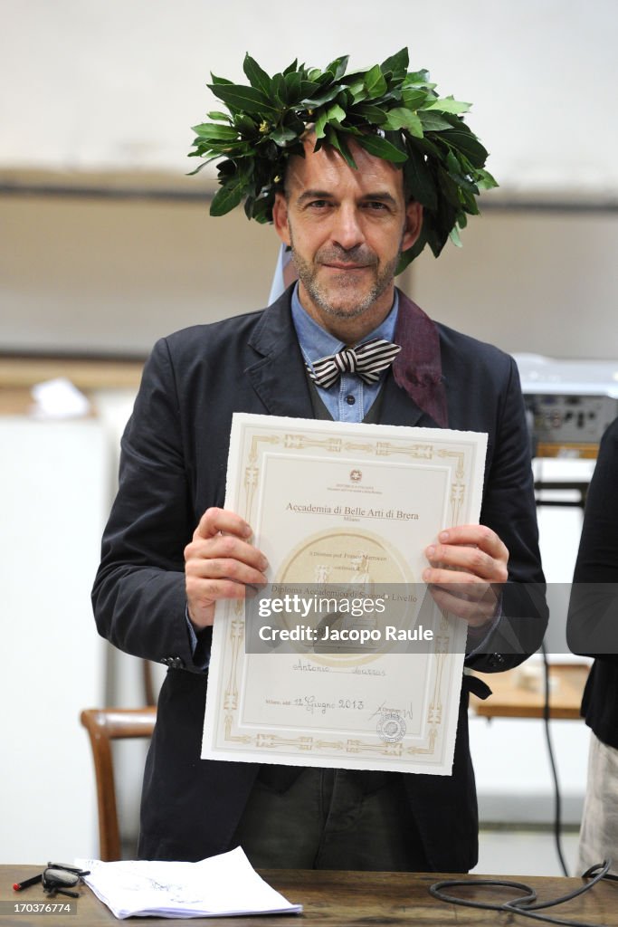 Antonio Marras Receives Honorary Degree From Academy of Fine Arts of Brera