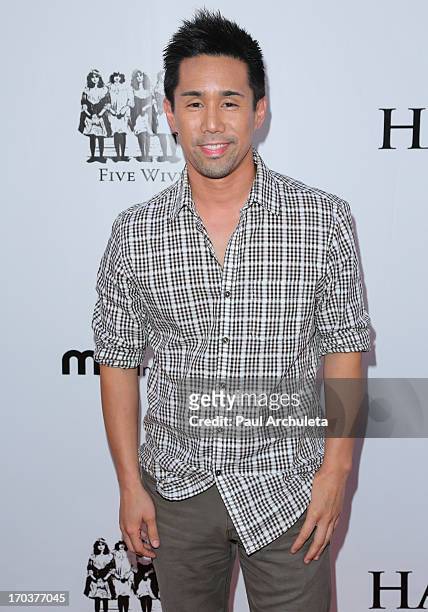 Actor Parry Shen attends the "Hatchet II" premiere at the American Cinematheque's Egyptian Theatre on June 11, 2013 in Hollywood, California.