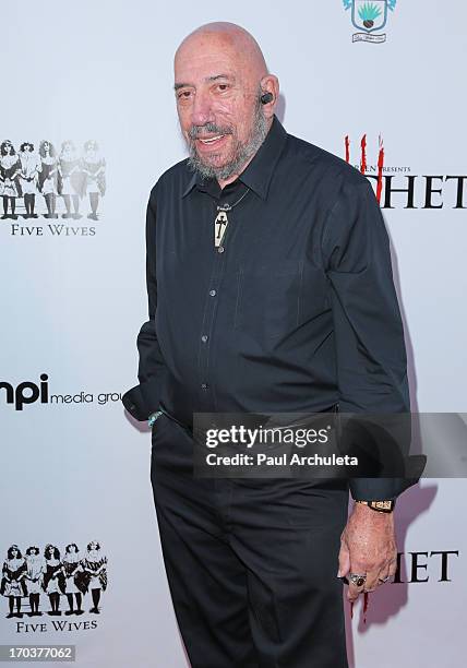 Actor Sid Haig attends the "Hatchet II" premiere at the American Cinematheque's Egyptian Theatre on June 11, 2013 in Hollywood, California.