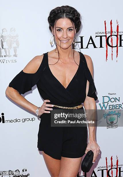 Actress Rileah Vanderbilt attends the "Hatchet II" premiere at the American Cinematheque's Egyptian Theatre on June 11, 2013 in Hollywood, California.