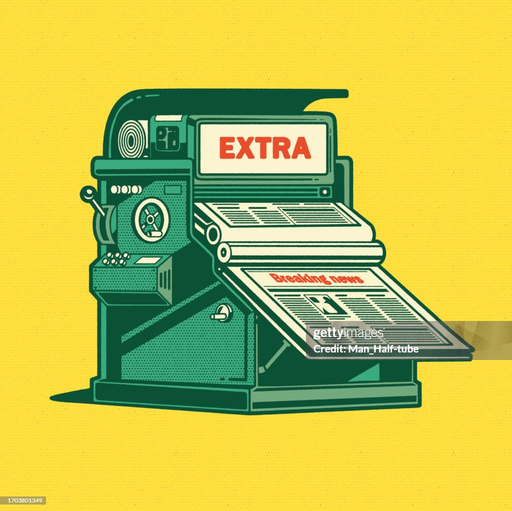 Macchina da stampa. Notizie extra dell'ultima ora