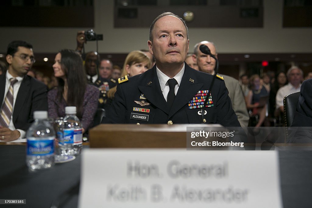 NSA Director Alexander Testifies At Senate Hearing On Cybersecurity