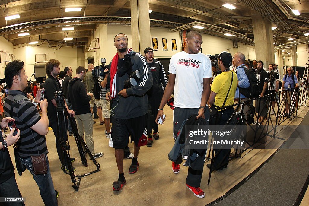 2013 NBA Finals - Practice and Media Availability