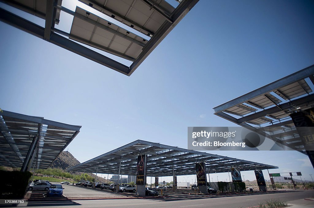 Solar Power Tour With NRG Energy Chief Executive Officer David Crane As U.S. Solar Installations Rise