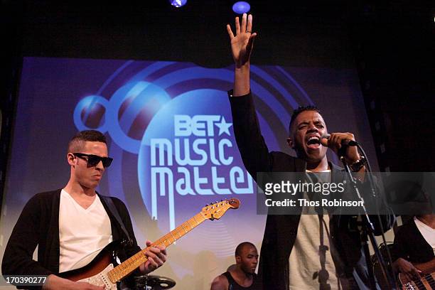 Performs at BET's Music Matters Showcase at SOB's on June 11, 2013 in New York City.
