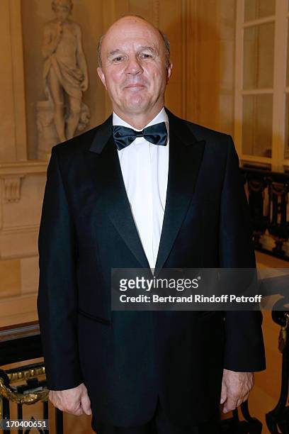 Grand Chancellor of the Legion of Honour General Jean-Louis Georgelin attends 'World Monuments Fund Europe' gala dinner, held at Hotel de Talleyrand...