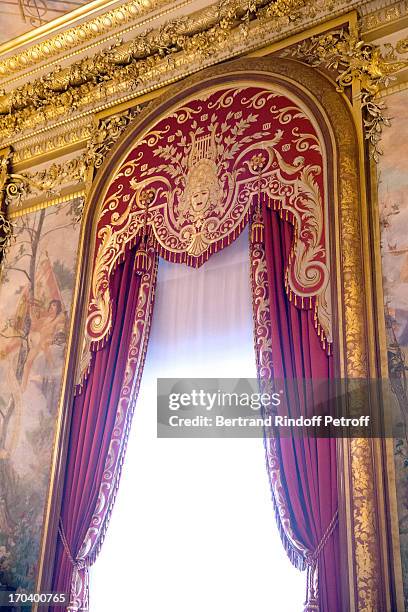 Details of the 'Foyer de l'Opera Comique'. 'World Monuments Fund Europe' private reception at the 'Foyer de l'Opera Comique' honoring the donors at...