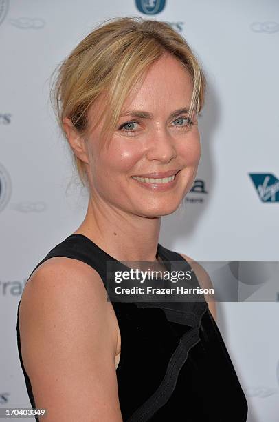 Actress Radha Mitchell attends the Australians In Film and Heath Ledger Scholarship Host 5th Anniversary Benefit Dinner on June 12, 2013 in Los...